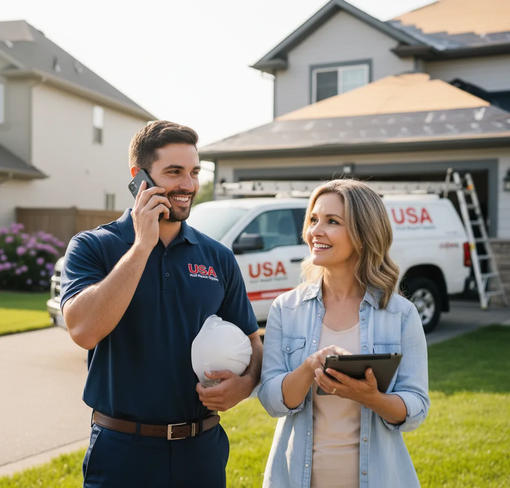 USA Roof Repair Experts customer support in Rosamond
